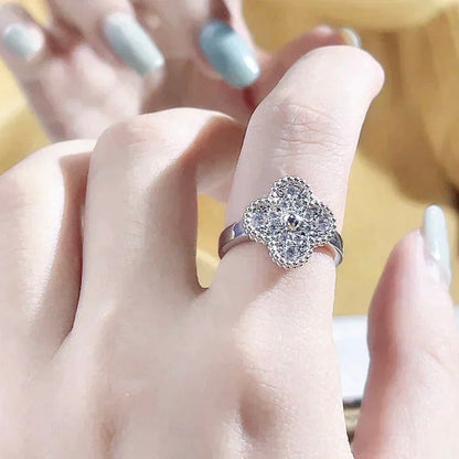 [Agudo  Jewelry]CLOVER DIAMOND RING