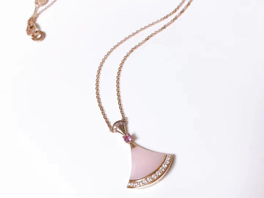 [Agudo Jewelry]DREAM NECKLACE PINK MOP DIAMOND