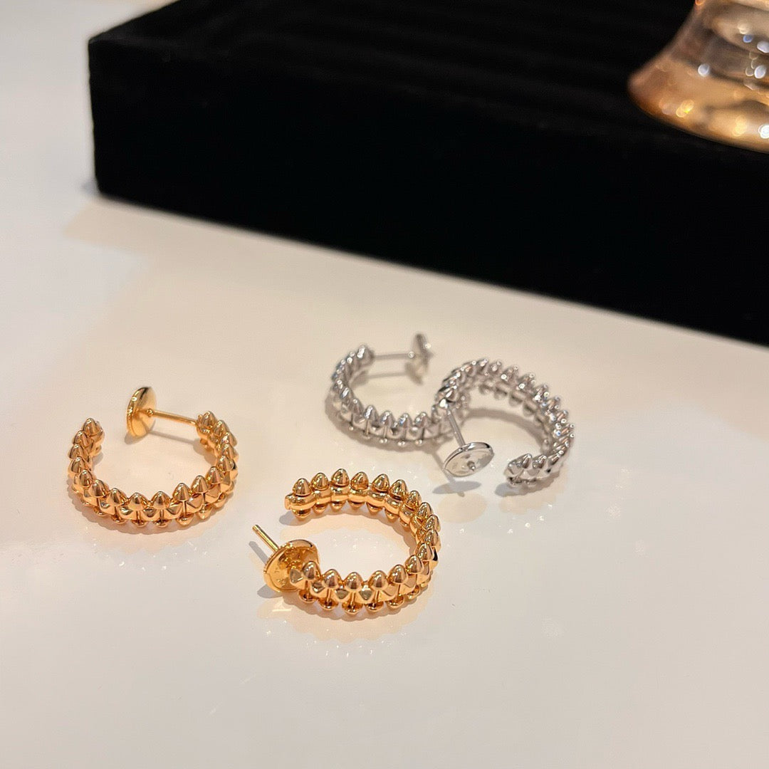 [Agudo Jewelry]CLASH SMALL HOOP EARRINGS