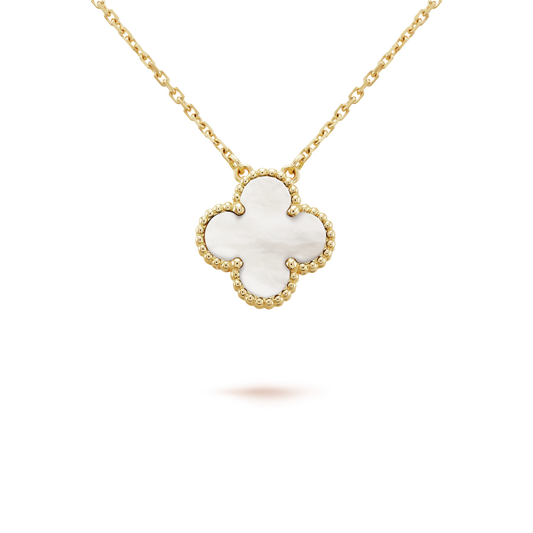 [Agudo Jewelry] 15MM WHITE MOTHER OF PEARL NECKLACE