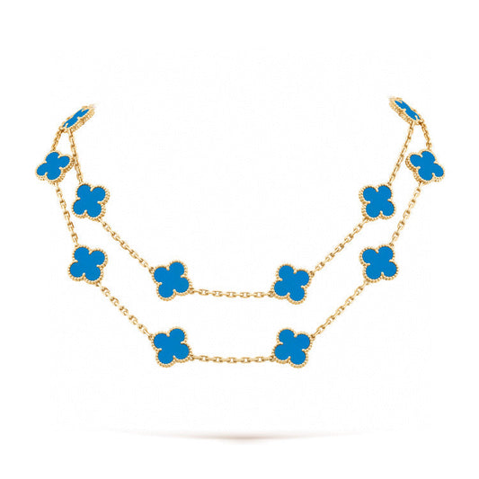 [Agudo Jewelry]CLOVER 20 MOTIFS TURQUOISE GOLD