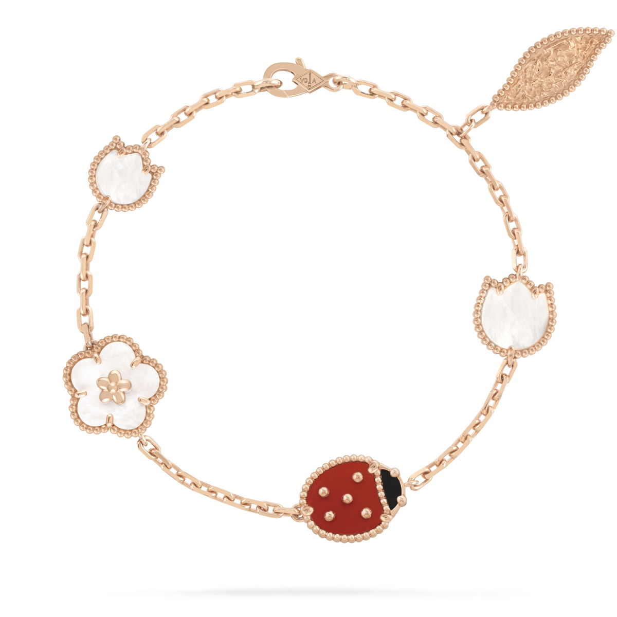 [Agudo Jewelry]LUCKY SPRING 5 MOTIF BRACELET