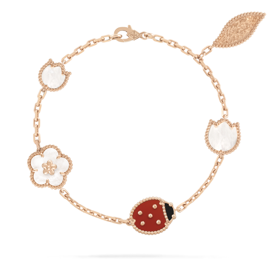 [Agudo Jewelry]LUCKY SPRING 5 MOTIF BRACELET