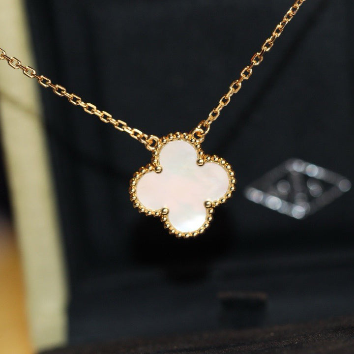 [Agudo Jewelry] 15MM WHITE MOTHER OF PEARL NECKLACE