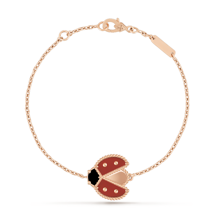 [Agudo Jewelry]LUCKY SPRING 1 MOTIF PINK GOLD BRACELET