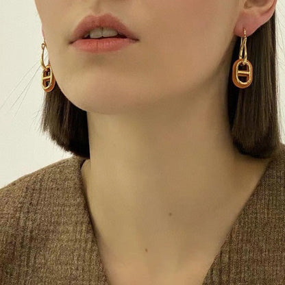 [Agudo Jewelry]HM O'MAILLON GOLD EARRINGS