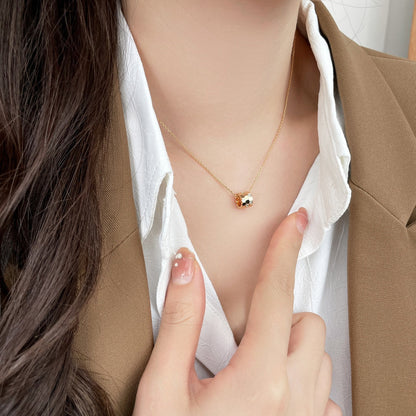 [Agudo Jewelry]BEE MINI PEDANT DIAMOND NECKLACE