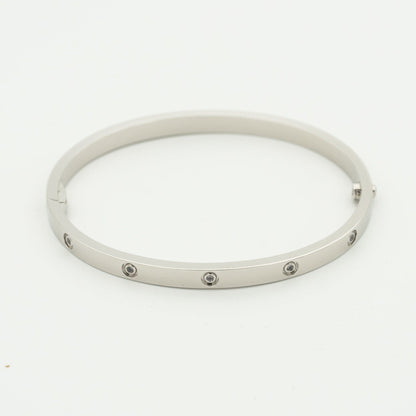 [Agudo Jewelry]LOVE BRACELET 3.65MM 10 DIAMONDS