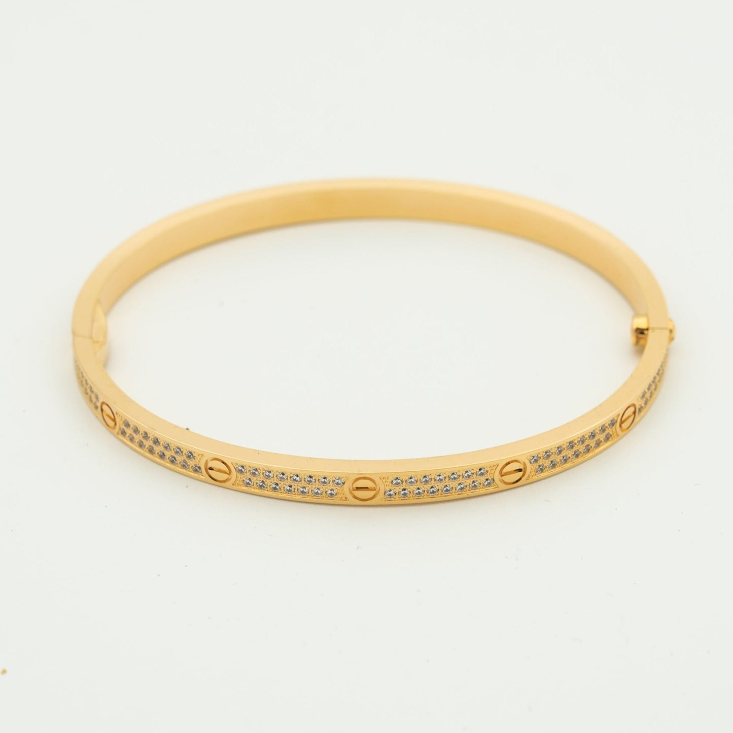 [Agudo Jewelry]LOVE BRACELET 3.65MM DIAMOND-PAVED