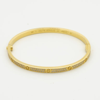 [Agudo Jewelry]LOVE BRACELET 3.65MM DIAMOND-PAVED