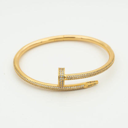 [Agudo Jewelry]JUSTE BRACELET 3.5MM ALL DIAMONDS