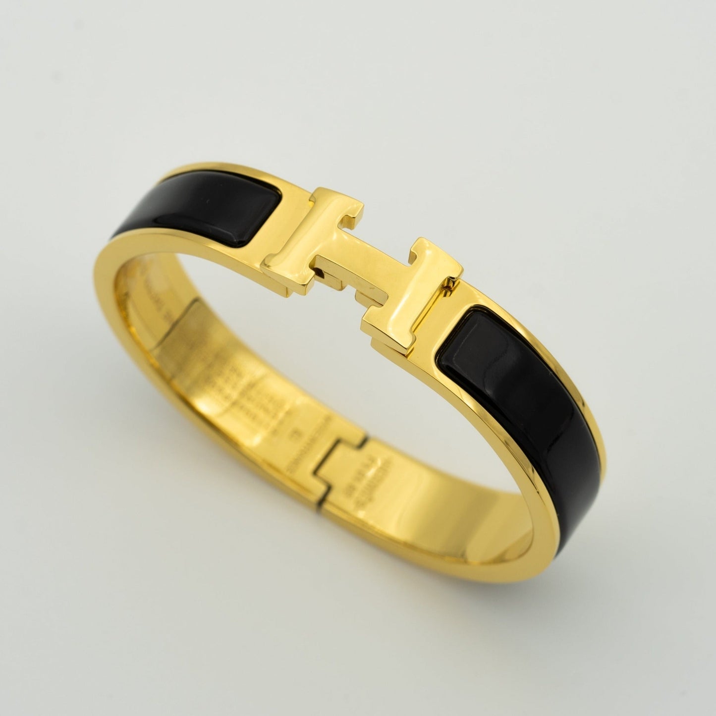 [Agudo Jewelry]H BLACK BRACELET