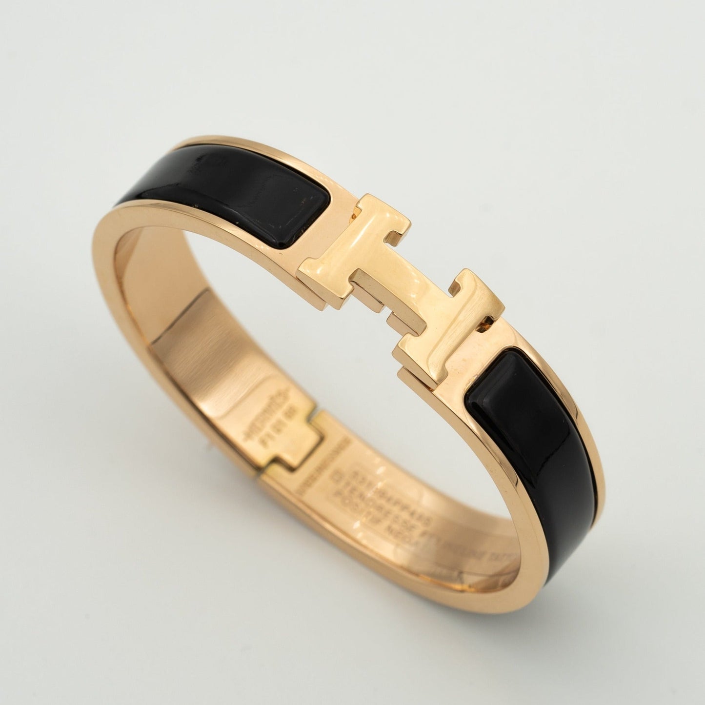 [Agudo Jewelry]H BLACK BRACELET