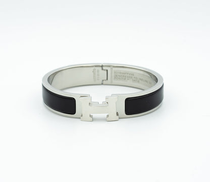 [Agudo Jewelry]H BLACK BRACELET