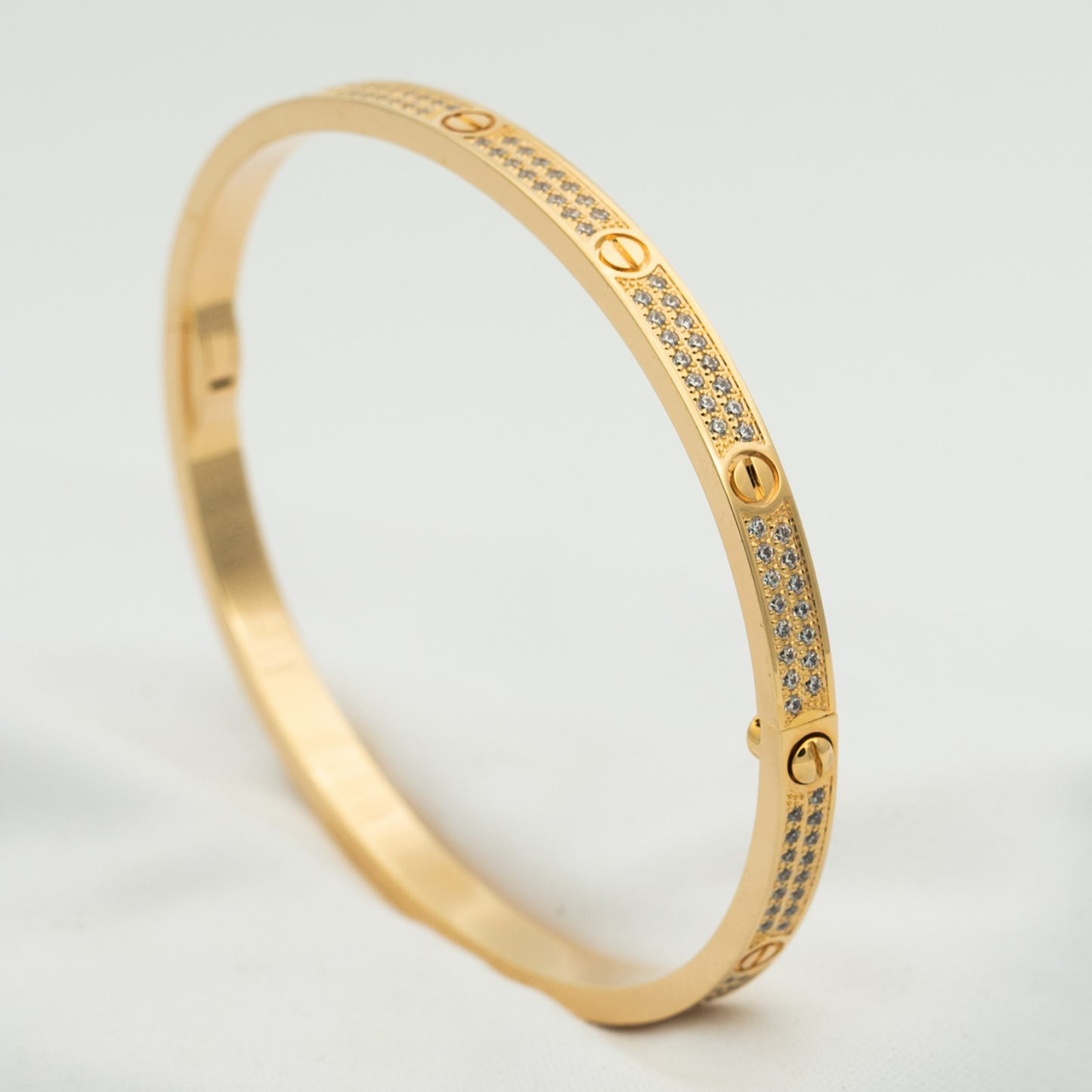 [Agudo Jewelry]LOVE BRACELET 3.65MM DIAMOND-PAVED