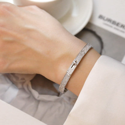 [Agudo Jewelry]KELLY BRACELET DIAMOND PAVED