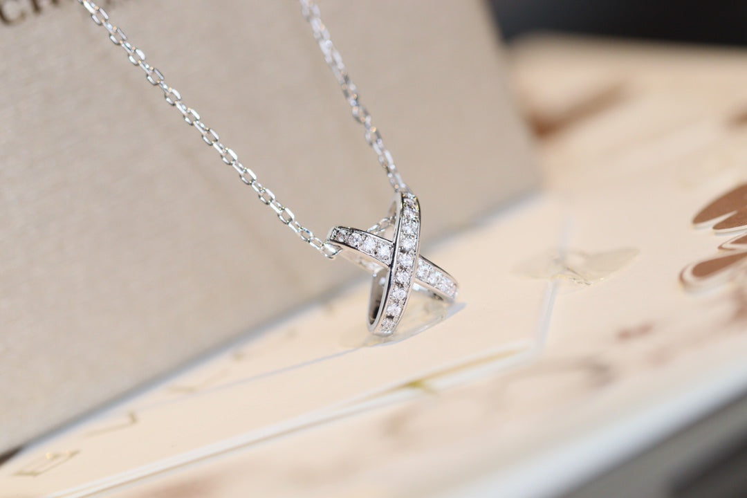 [Agudo Jewelry]JEUX DE DIAMOND NECKLACE