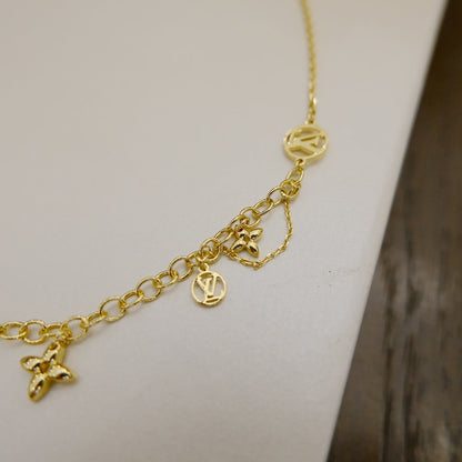 [Agudo Jewelry]BLOOMING SUPPLE NECKLACE BRASS