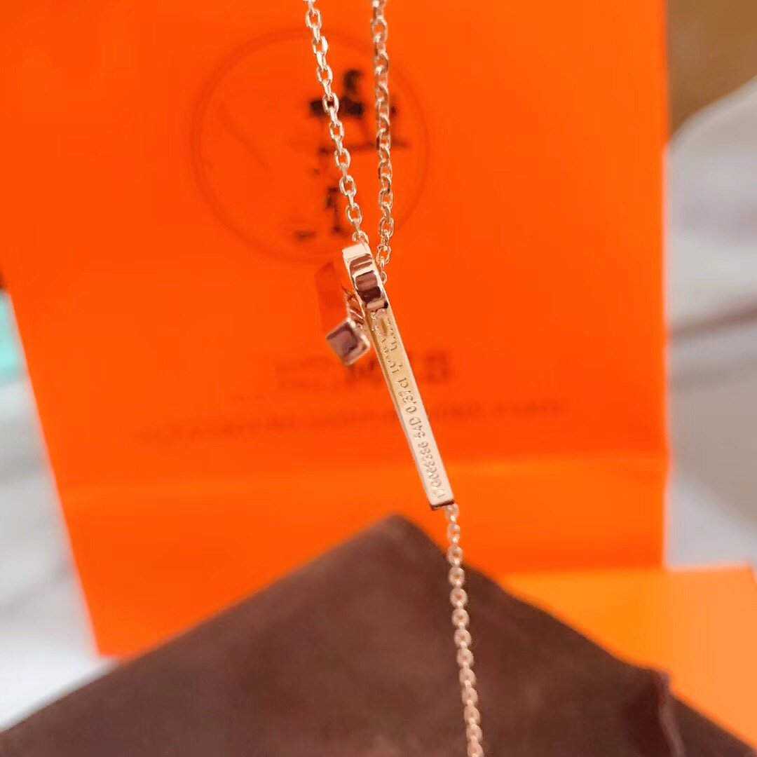 [Agudo Jewelry]HM NECKLACE PLATINUM ROSE GOLD DIAMOND