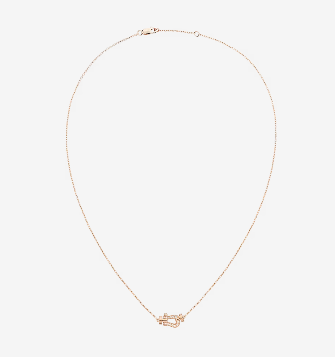 [Agudo Jewelry]FORCE 10 DIAMOND PINK GOLD NECKLACE MINI MODEL