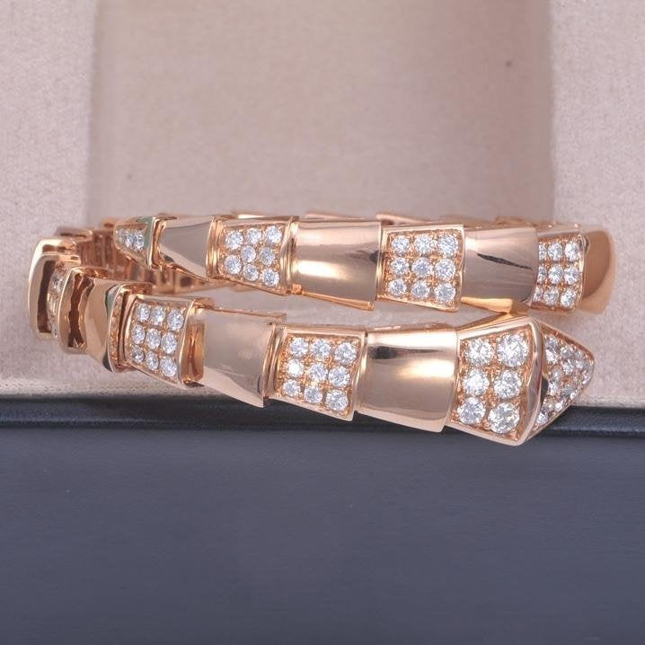 [Agudo Jewelry]SERPENTI BRACELET PINK GOLD DIAMOND