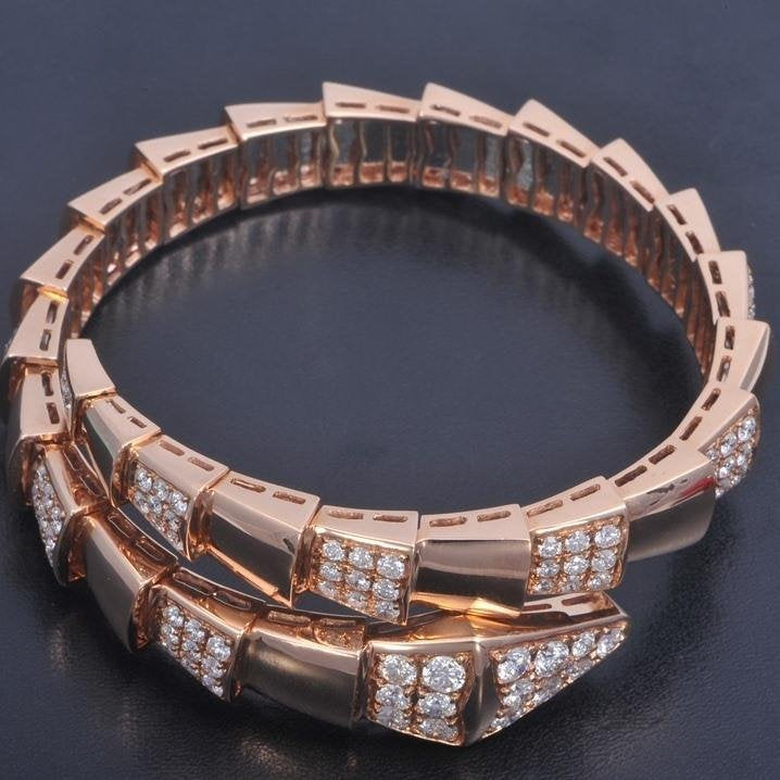 [Agudo Jewelry]SERPENTI BRACELET PINK GOLD DIAMOND