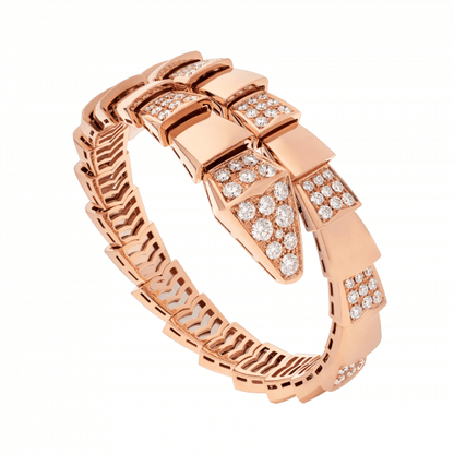 [Agudo Jewelry]SERPENTI WIDE BRACELET PINK GOLD DIAMOND