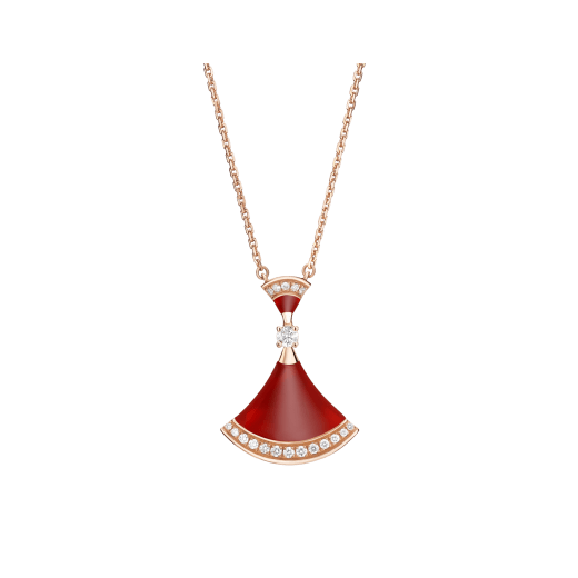 [Agudo Jewelry]DREAM NECKLACE CARNELIAN DIAMOND