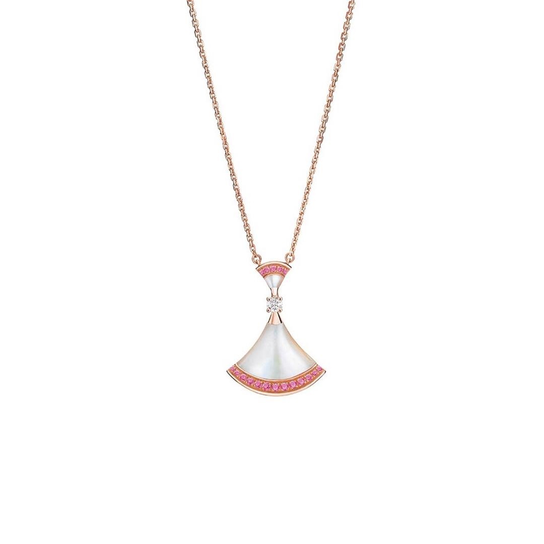 [Agudo Jewelry]DREAM NECKLACE MOP PINK DIAMOND