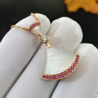 [Agudo Jewelry]DREAM NECKLACE MOP PINK DIAMOND