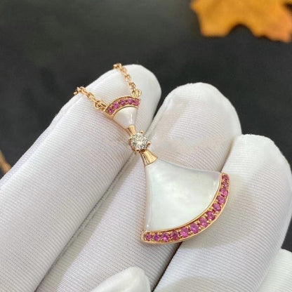 [Agudo Jewelry]DREAM NECKLACE MOP PINK DIAMOND