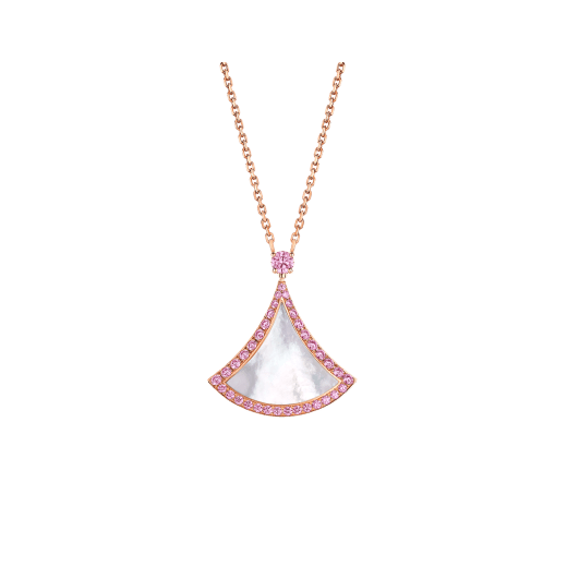 [Agudo Jewelry]DREAM NECKLACE MOP DIAMOND PINK