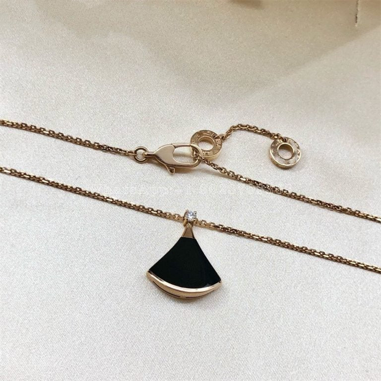 [Agudo Jewelry]DREAM NECKLACE ONYX 1 DIAMOND