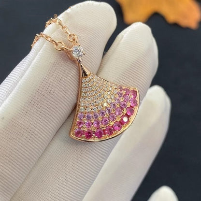 [Agudo Jewelry]DREAM NECKLACE PINK GOLD PINK DIAMOND