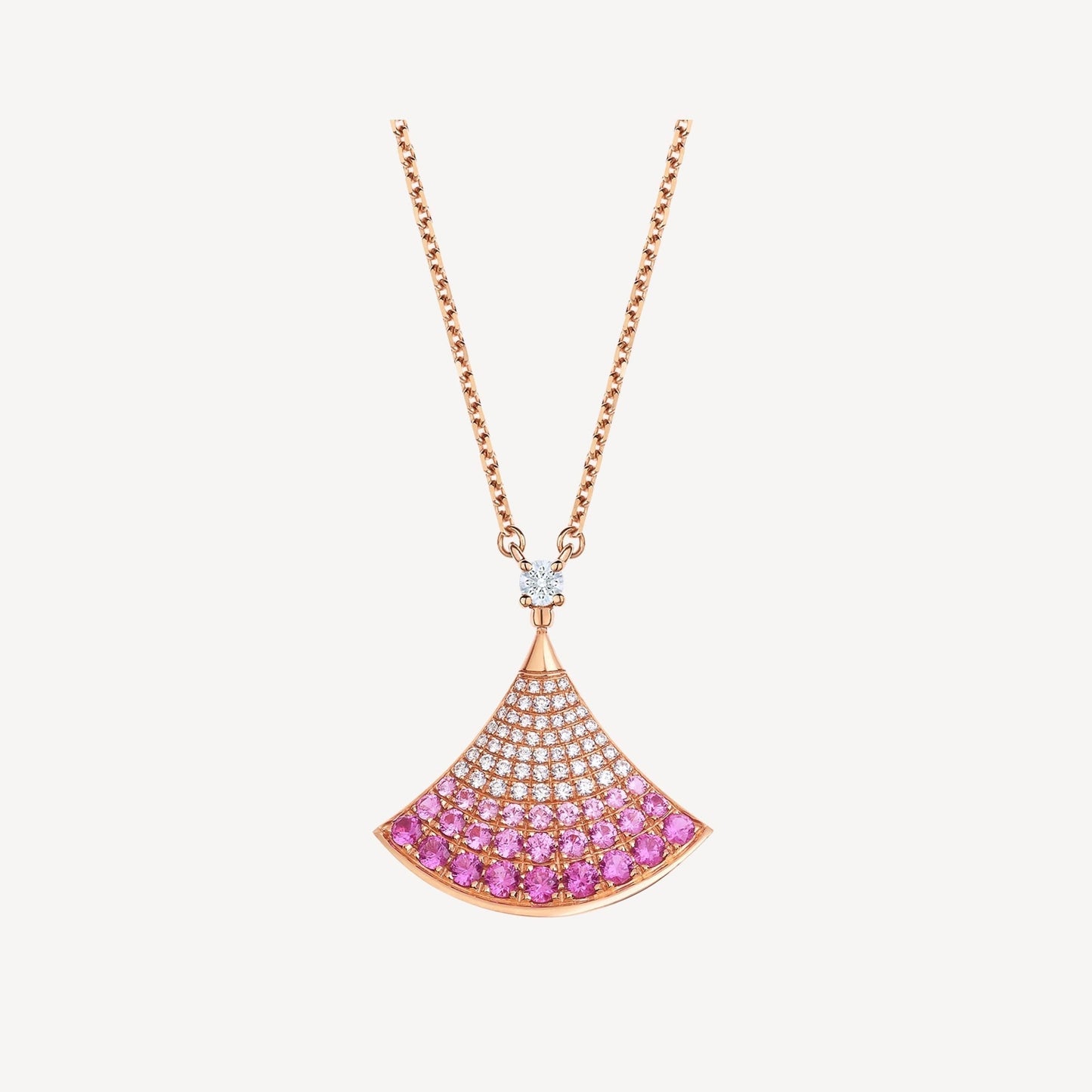 [Agudo Jewelry]DREAM NECKLACE PINK GOLD PINK DIAMOND