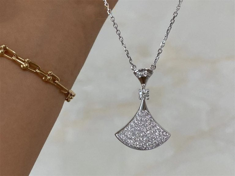 [Agudo Jewelry]DREAM NECKLACE SILVER FULL DIAMOND