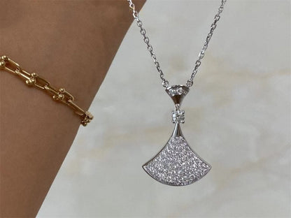 [Agudo Jewelry]DREAM NECKLACE SILVER FULL DIAMOND