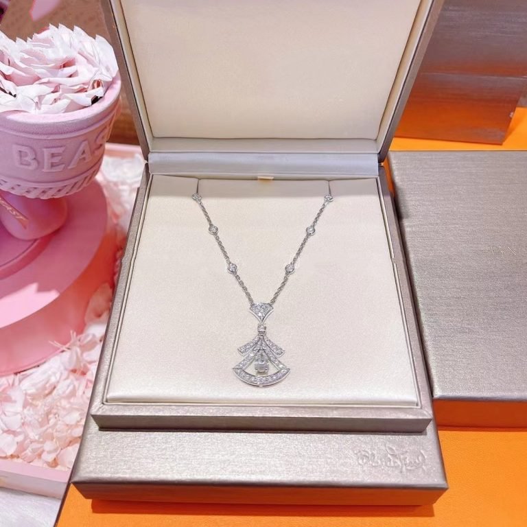 [Agudo Jewelry]DREAM NECKLACE WHITE DIAMOND SILVER