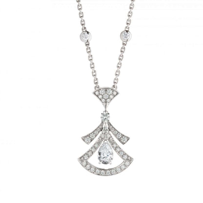 [Agudo Jewelry]DREAM NECKLACE WHITE DIAMOND SILVER