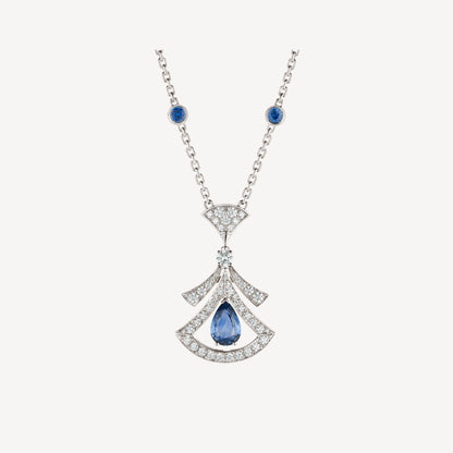 [Agudo Jewelry]DREAM NECKLACE AGATE DIAMOND SILVER