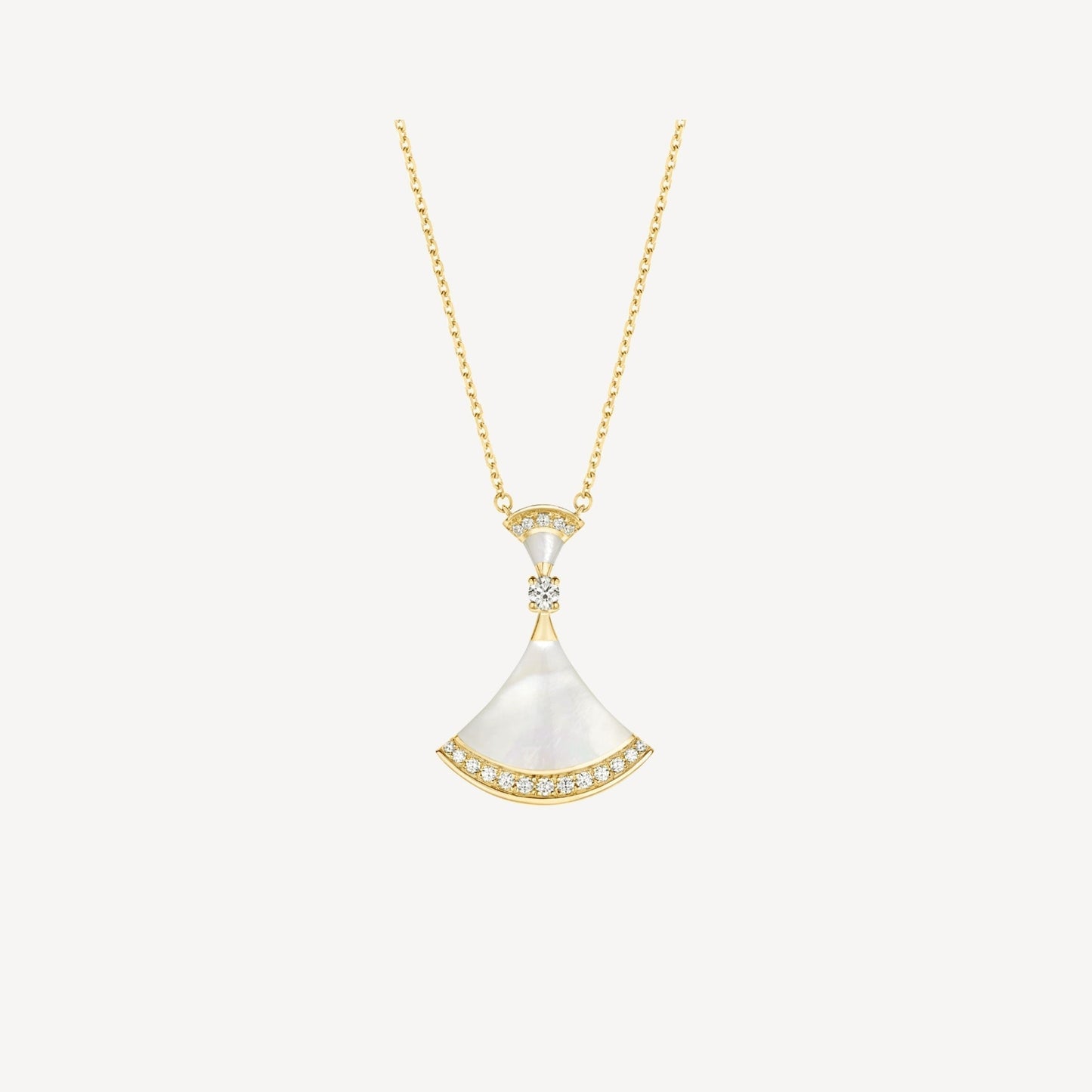 [Agudo Jewelry]DREAM NECKLACE MOP GOLD DIAMOND