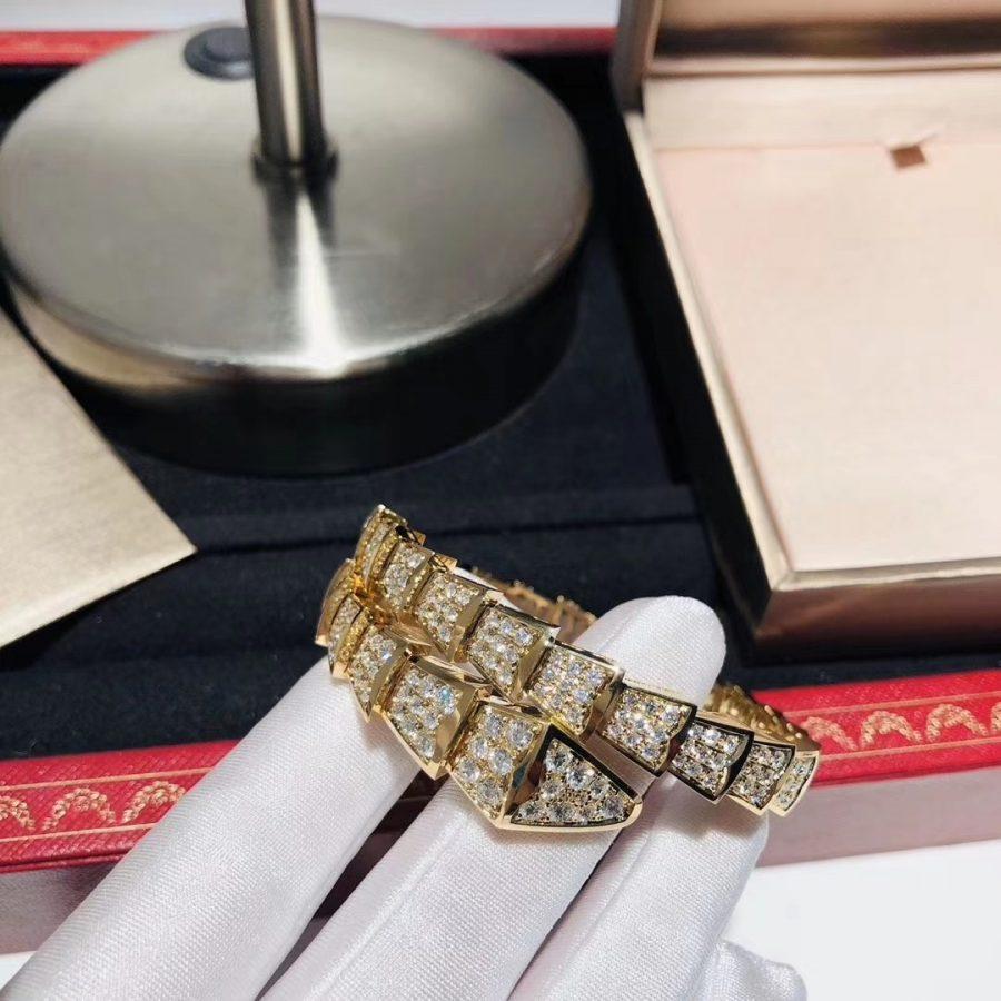 [Agudo Jewelry]SERPENTI BRACELET 8MM GOLD DIAMOND