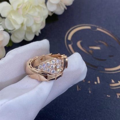 [Agudo  Jewelry]SERPENTI RING PINK GOLD DIAMOND