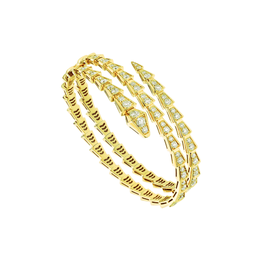 [Agudo Jewelry]SERPENTI BRACELET GOLD DIAMOND DOUBLE ROW