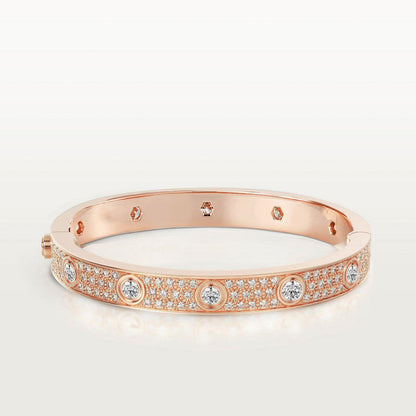 [Agudo Jewelry]LOVE BRACELET 6.1MM DIAMOND-PAVED 10 BIG DIAMONDS