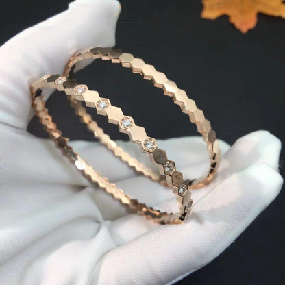 [Agudo Jewelry]BEE LOVE PINK GOLD DIAMOND BRACELET