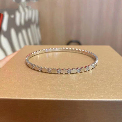 [Agudo Jewelry]BEE LOVE SILVER DIAMOND BRACELET