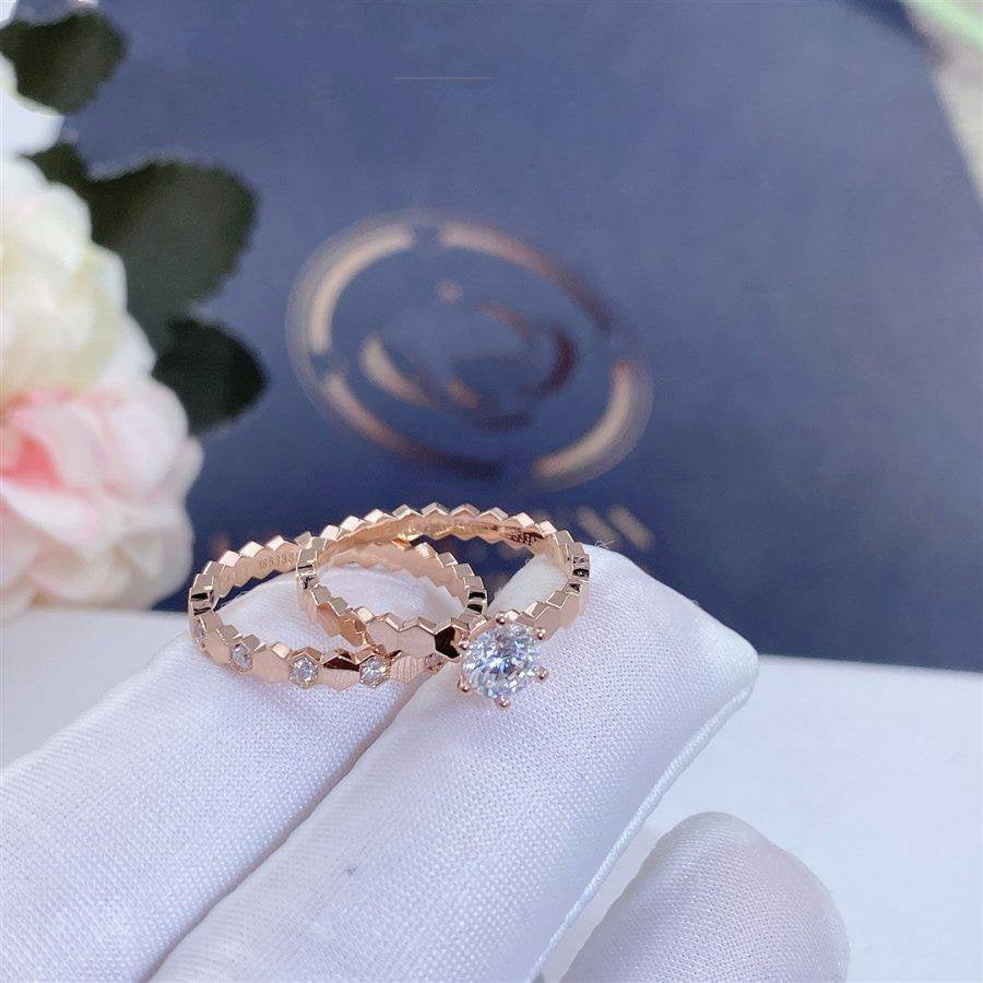 [Agudo  Jewelry]BEE LOVE RING PINK GOLD 1 DIAMOND