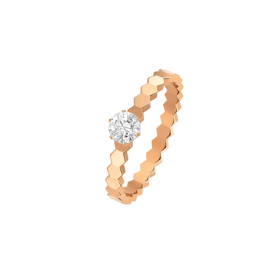 [Agudo  Jewelry]BEE LOVE RING PINK GOLD 1 DIAMOND