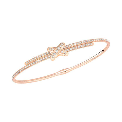 [Agudo Jewelry]JEUX DE BRACELET DIAMONDS PINK GOLD